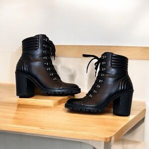 Guess boots Black leather size 10W